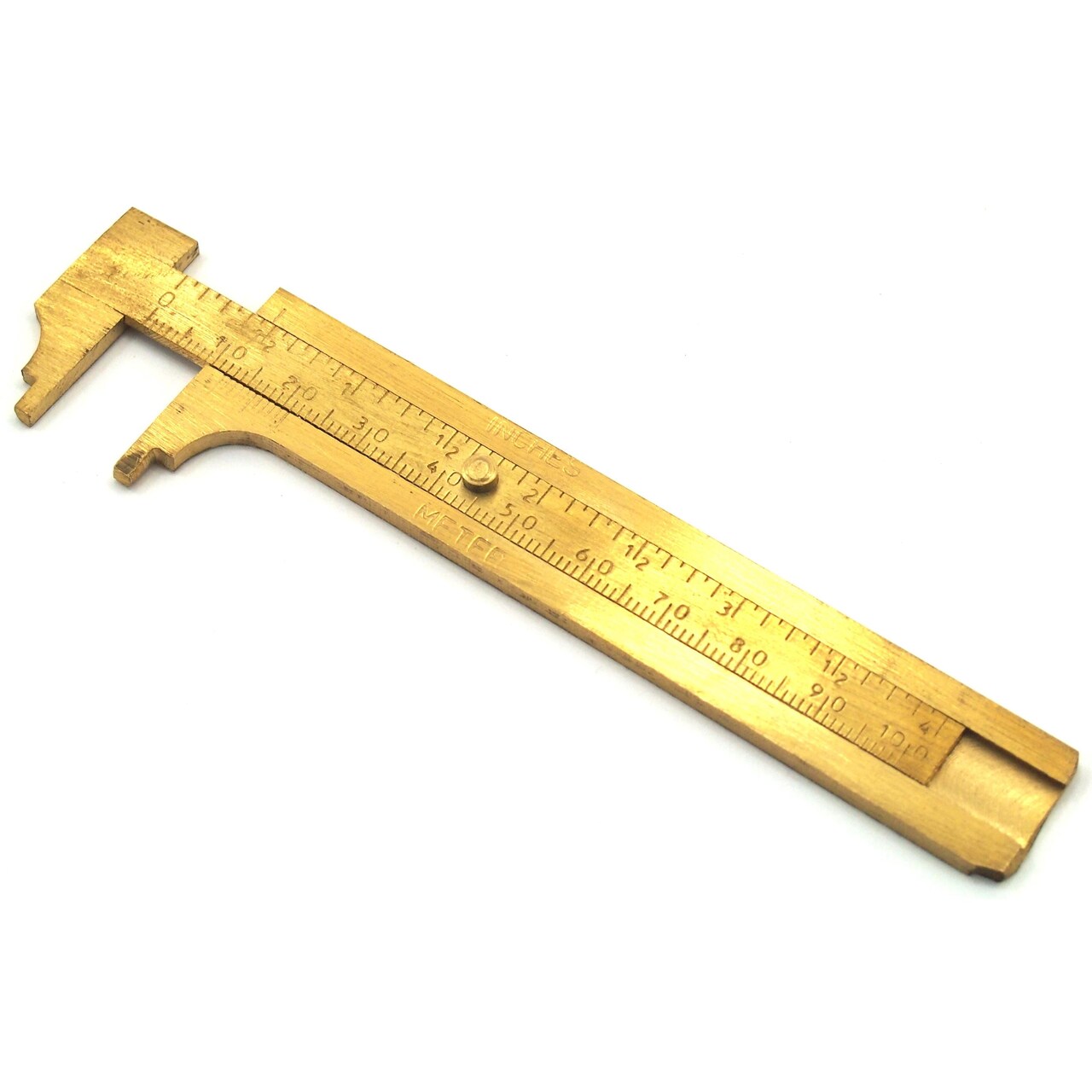 Brass Sliding Millimeter Gauge Tool Gem Bead Size 100mm